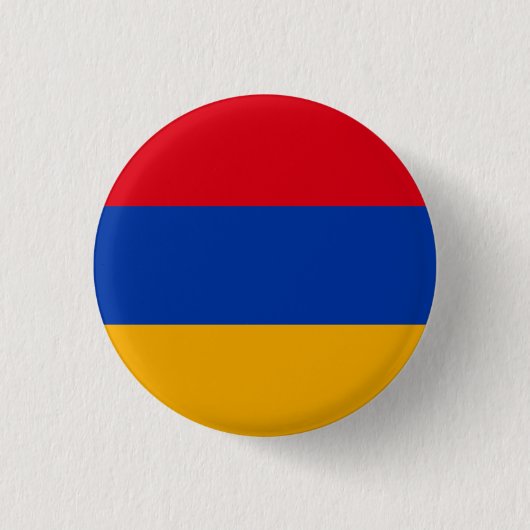 Armeense vlag ronde button 3,2 cm (Voorkant)