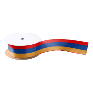Armeense vlag Satin Ribbon Satijnen Lint