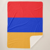 Armeense vlag sherpa deken (Voorkant)