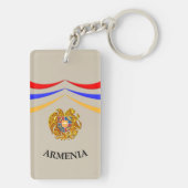 Armeense vlag sleutelhanger (achterkant)