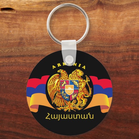 Armeense vlag Sleutelhanger (Voorkant)