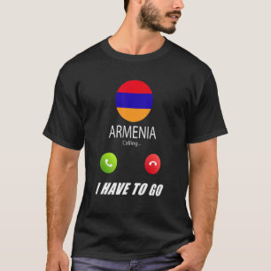 Armeense vlag Souvenir Armenië roept roemenië op t T-shirt