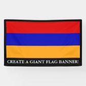 Armeense vlag spandoek (Horizontaal)