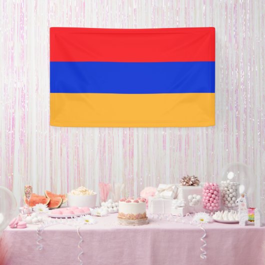 Armeense vlag spandoek (Feest)