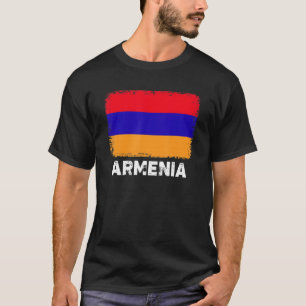 Armeense vlag steunt Armeense bevolking Vrouwen Ma T-shirt