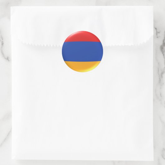 Armeense vlag sticker (Tas)
