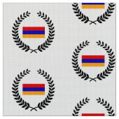 Armeense vlag stof (Close Up)