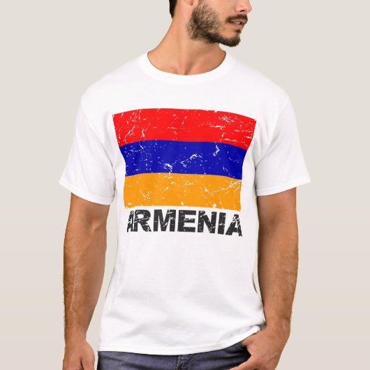 Armeense  vlag t-shirt (Voorkant)