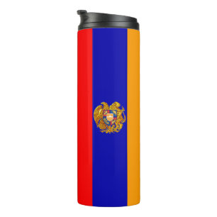 Armeense vlag Thermal Tumbler Thermosbeker