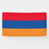 Armeense vlag van Armenië aangepaste banner teken (Horizontaal)