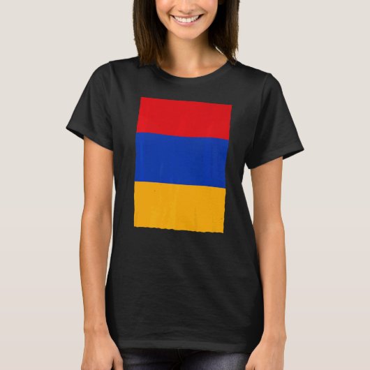 Armeense vlag van Armenië T-shirt (Voorkant)