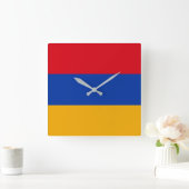 Armeense vlag vierkante klok (Huis)