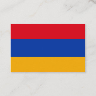 Armeense vlag Visitekaartje
