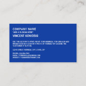 Armeense vlag, vlag van Armenië Visitekaartje (Achterkant)