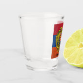 Armeense vlaggenbank Heraldic Sign Hayastan Shot Glas (Links)