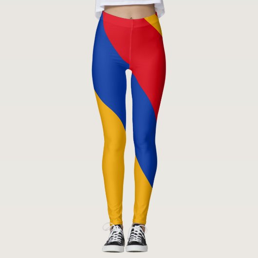Armeense vlaggenLeggings Leggings (Voorkant)