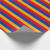 Armeense vlaggenschippapier cadeaupapier (Hoek)