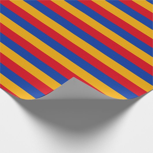 Armeense vlaggenschippapier cadeaupapier (Hoek)