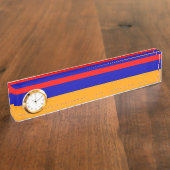 Armeense vlaggenstaatplaat naambordje (Zijkant)