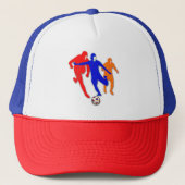 Armeense voetbalTrucker Hat Trucker Pet (Voorkant)