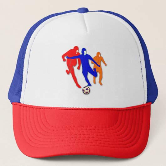 Armeense voetbalTrucker Hat Trucker Pet (Voorkant)