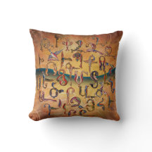 Armeense vogelpest Alphabet Pillow