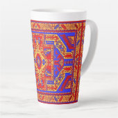 Armeense volkskunst Latte Mok (Rechterhoek)