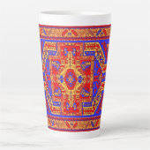Armeense volkskunst Latte Mok (Voorkant)