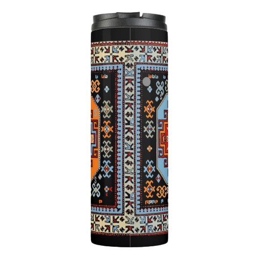Armeense Volkskunst Thermische Tumbler Thermosbeker (Achterkant)
