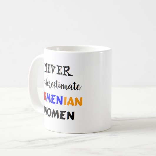 Armeense vrouwen koffiemok (Voorkant links)