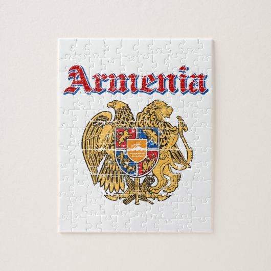 Armeense wapenschild design legpuzzel (Verticaal)
