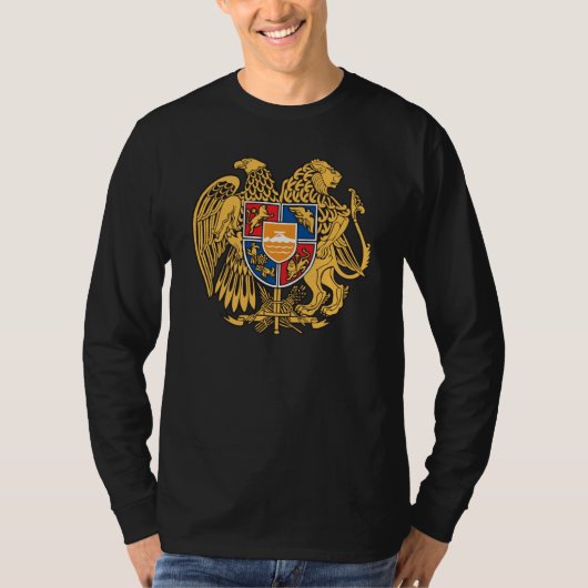 Armeense wapenschild Hoodie T-shirt (Voorkant)