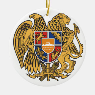 Armeense wapenschild keramisch ornament