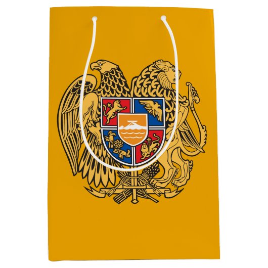 Armeense wapenschild medium cadeauzakje (Voorkant)