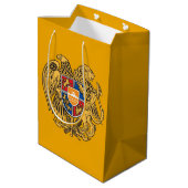 Armeense wapenschild medium cadeauzakje (Achterkant Gekanteld)