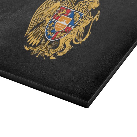 Armeense wapenschild snijplank (Hoek)