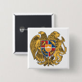 Armeense wapenstilstand Button (Voorkant /achterkant)