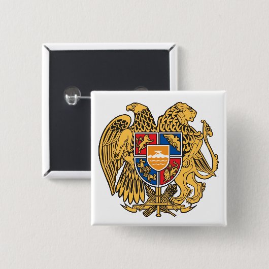 Armeense wapenstilstand Button (Voorkant /achterkant)