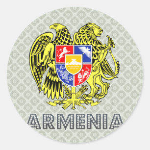Armeense wapenstilstand ronde sticker