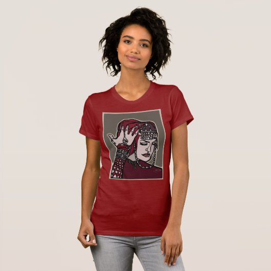 Armeense Woman Bella Canvas T-Shirt (Voorkant volledig)