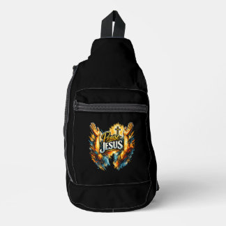 Armen opgeheven, Jezus prijzen - Christelijk Sling Bag