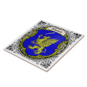 Armen van de Vrbanac-familie Tegeltje (Zijkant)