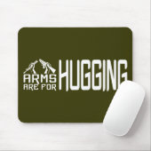 Armen zijn voor knuffelen aangepaste mousepad muismat (Met muis)