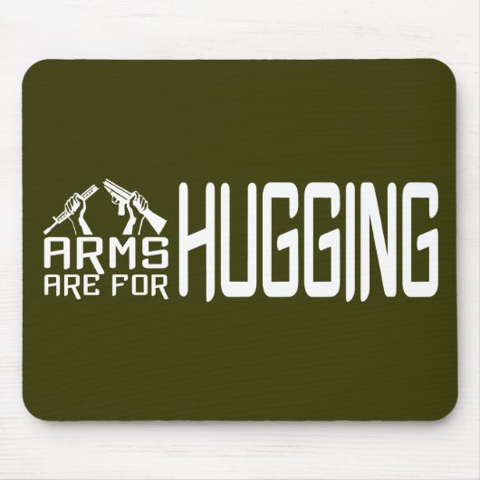 Armen zijn voor knuffelen aangepaste mousepad muismat (Voorkant)