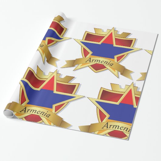 Armena Crest Cadeaupapier (Uitgerold)