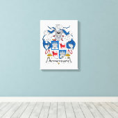 Armendariz Family Crest Canvas Afdruk (Insitu (Houten vloer))