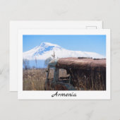 Armenia Ararat souvenir briefkaart (Voorkant / Achterkant)