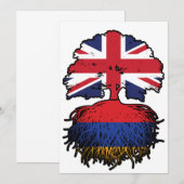 Armenia Armenian British UK Verenigd Koninkrijk Kaart (Voorkant / Achterkant)