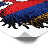 Armenia Armenian British UK Verenigd Koninkrijk Poster (Hoek)