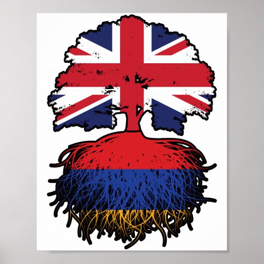 Armenia Armenian British UK Verenigd Koninkrijk Poster (Voorkant)